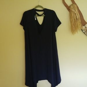 Torrid navy swing dress